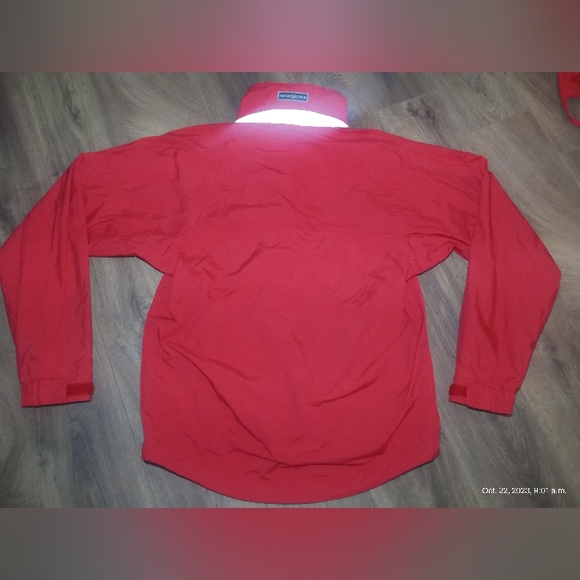 Henry Lloyd Red Fall/Spring Jacket Coat Size Small - Picture 2 of 13